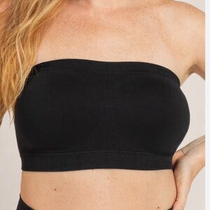 Truekind® by Shapermint Convertible Strapless Bandeau Bra Black Size S